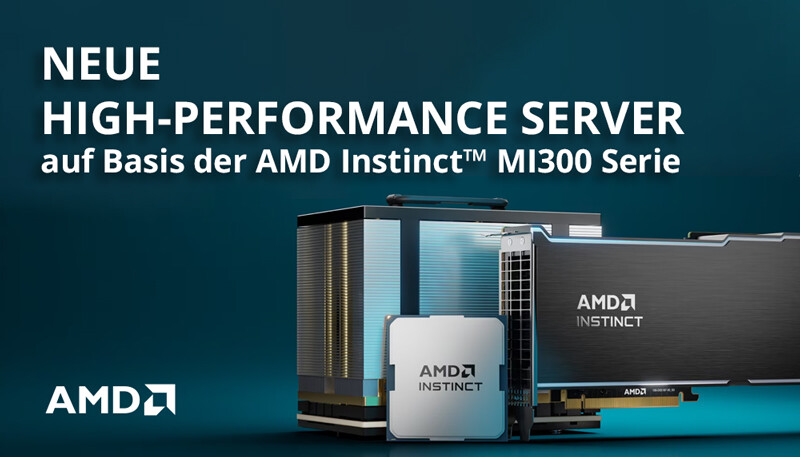 New HPC / AI servers based on the AMD Instinct MI300 series